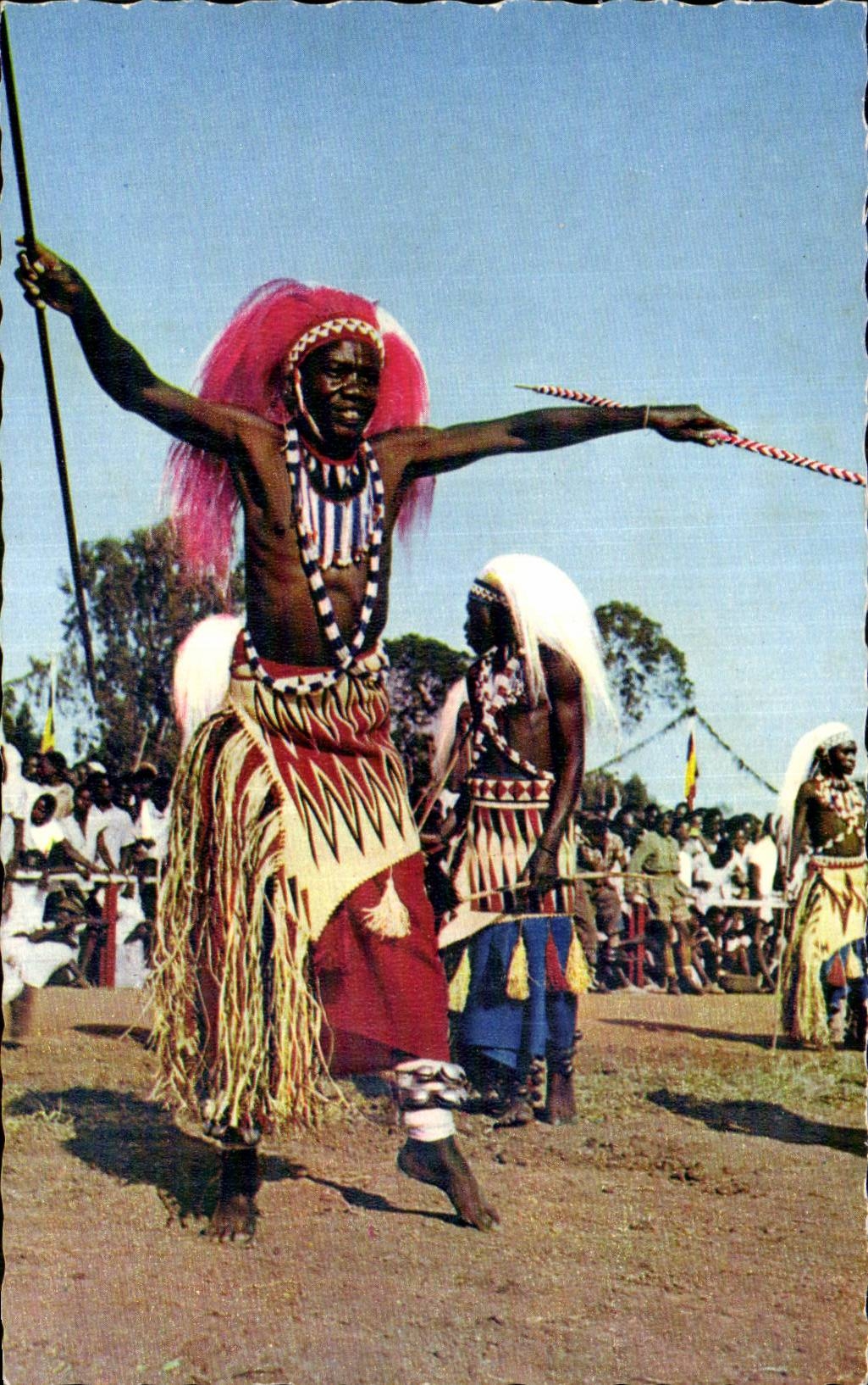 Africa - Africa - Algeria - Africa Colors - Dancers African - CPA
