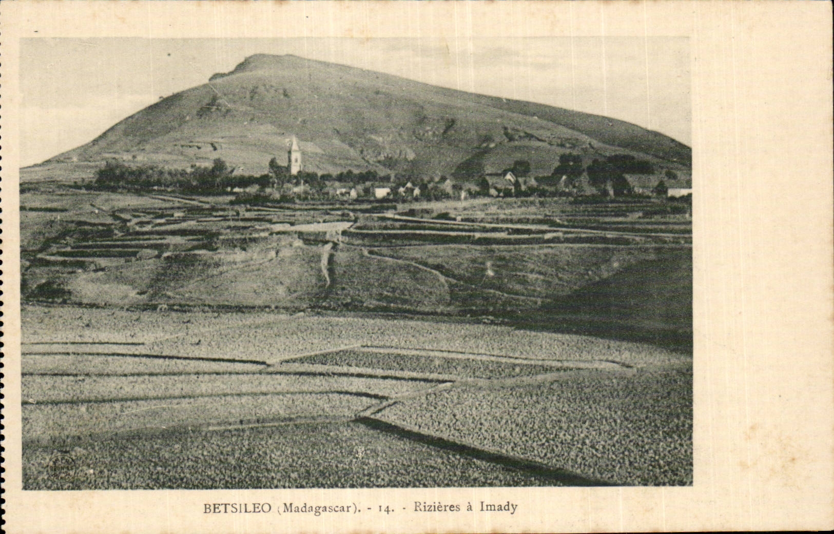 Africa - Africa - Madagascar - Betsileo - Rice plantations have Imady - CPA