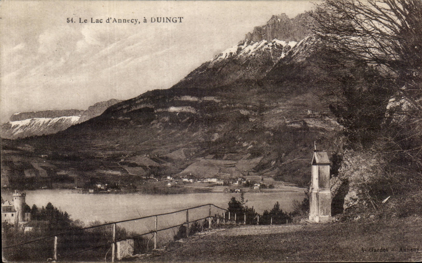 Annecy - Le Lac a Duingt - CPA