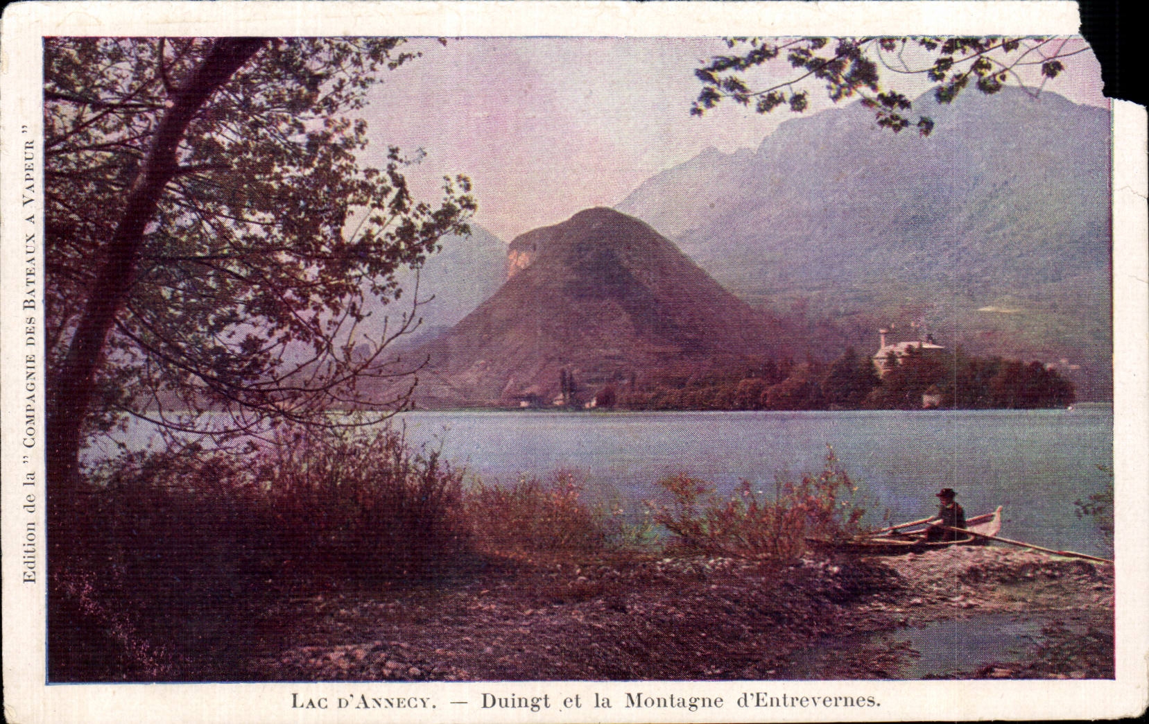 Annecy - Le Lac - Duingt et la Montagne - CPA