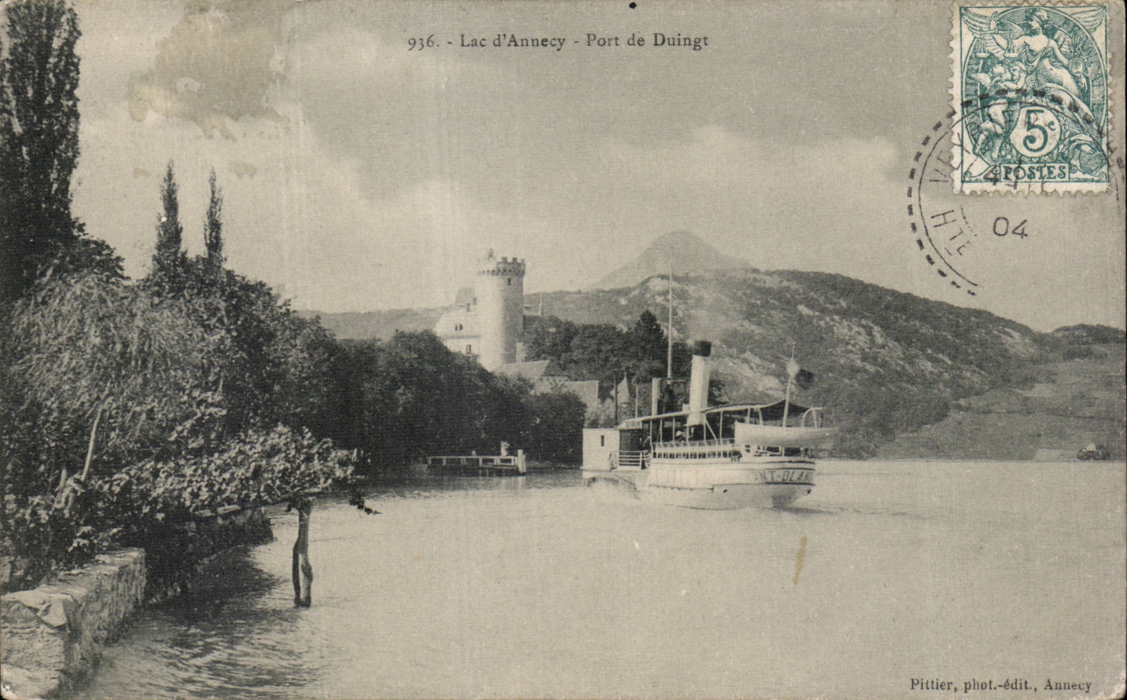 Annecy - Le Lac - Port de Duingt - CPA