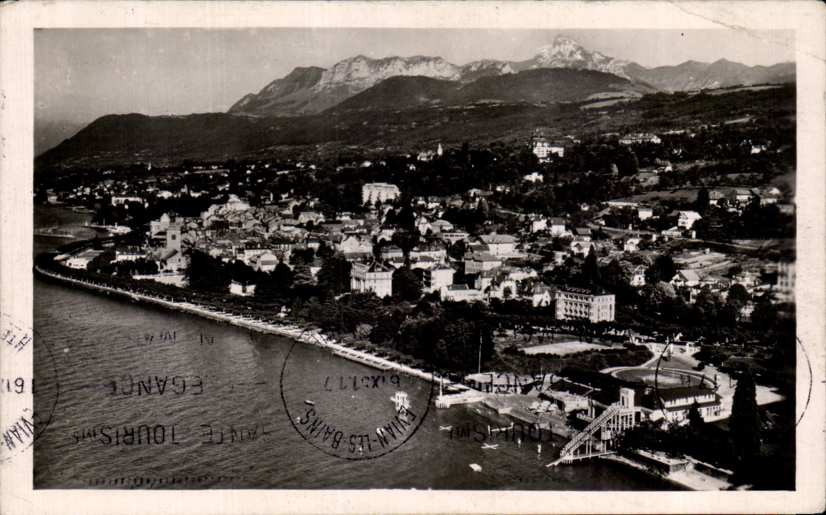 Evian les Bains - the Place - the City - Tooth Oche - CPA