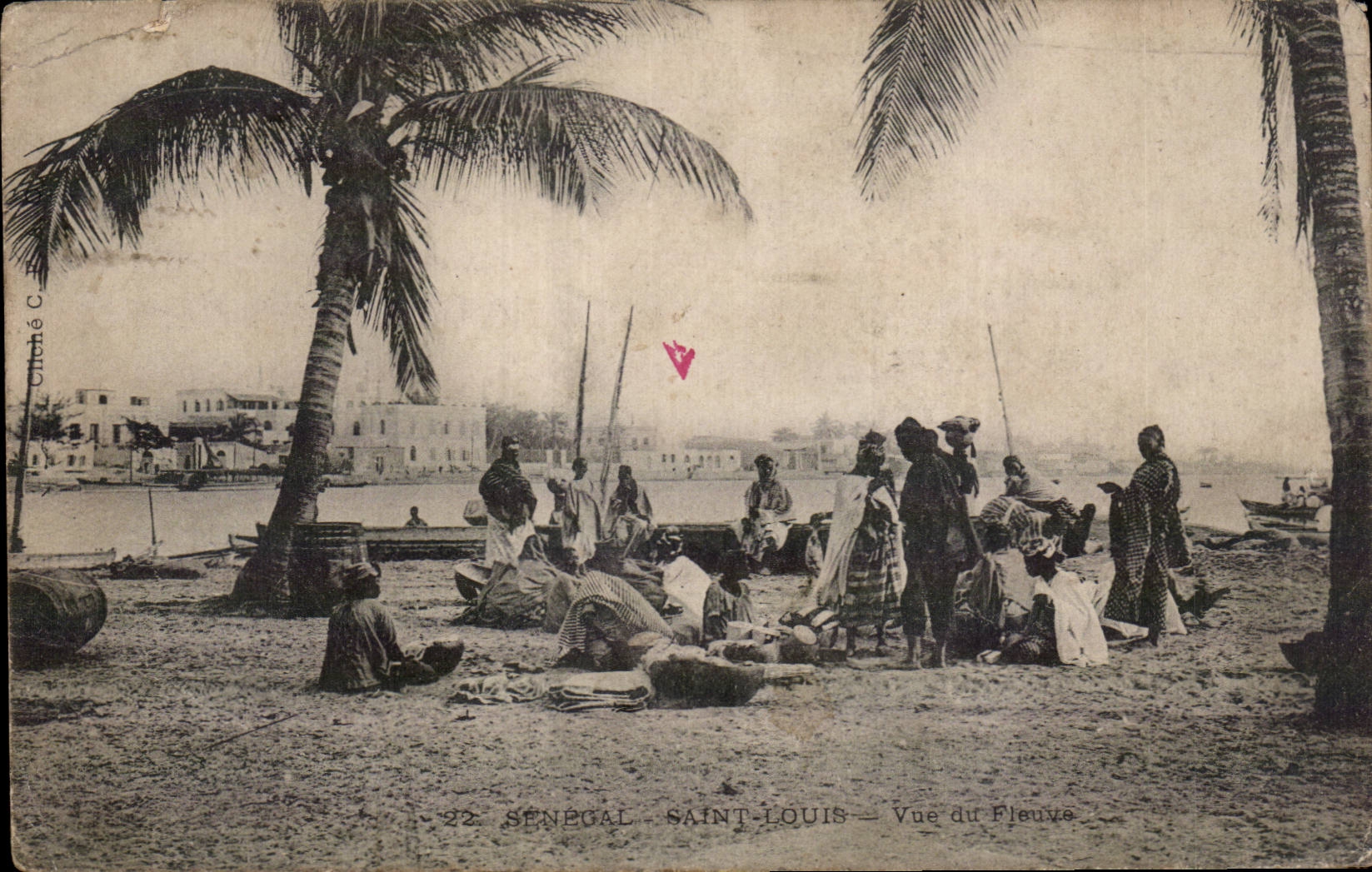 CPA Senegal Saint Louis Seen of the river
