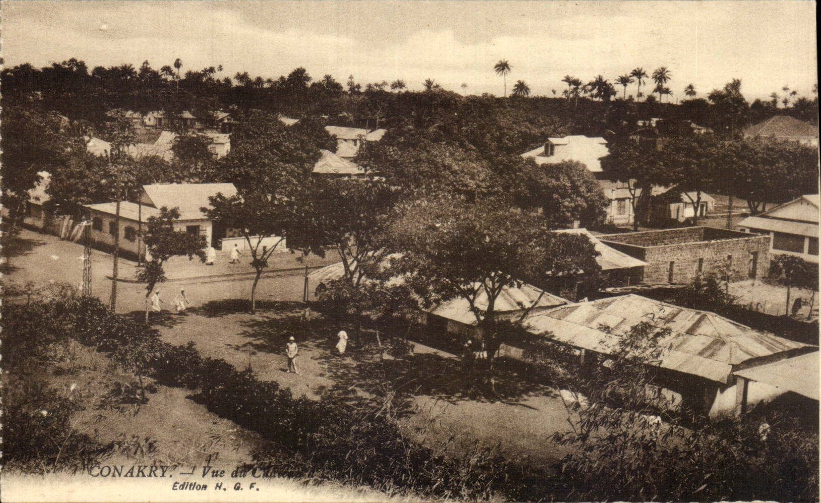 CPA Guinea Conakry Seen of the castle