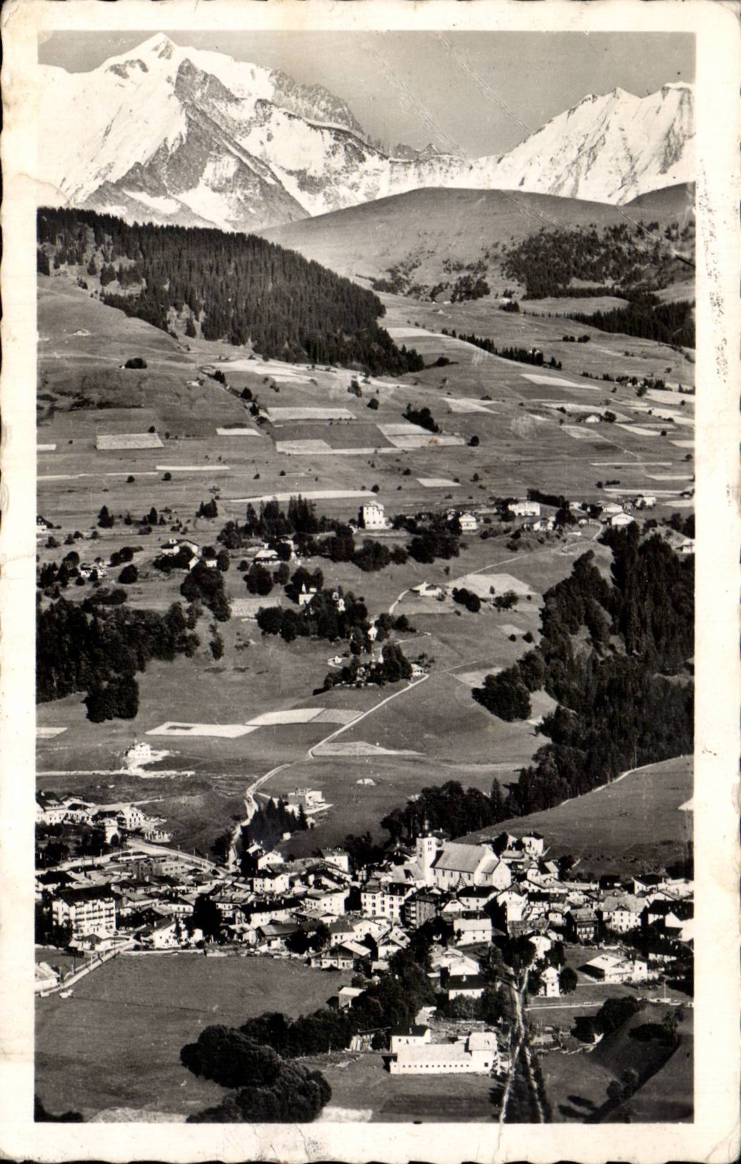CPA Megeve View and the Mount Blanc