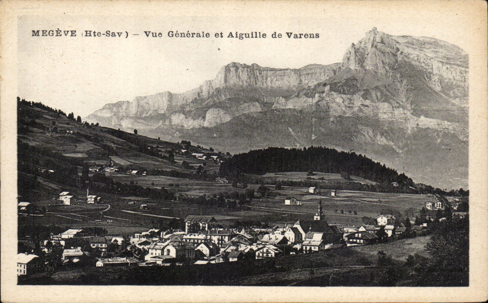 CPA Megeve View and switches of Varens