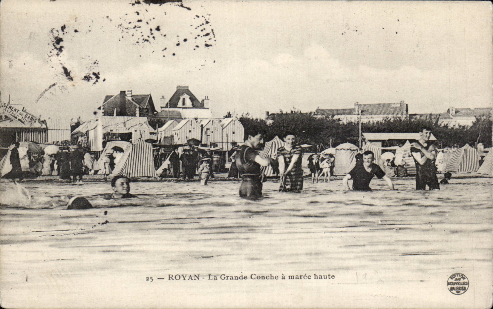 CPA Royan grande la concha tiene alta marea