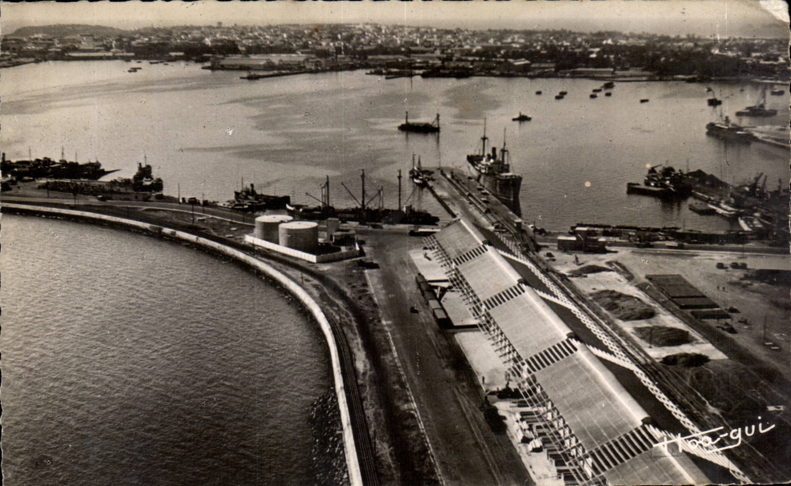 CPSM Senegal Dakar the port