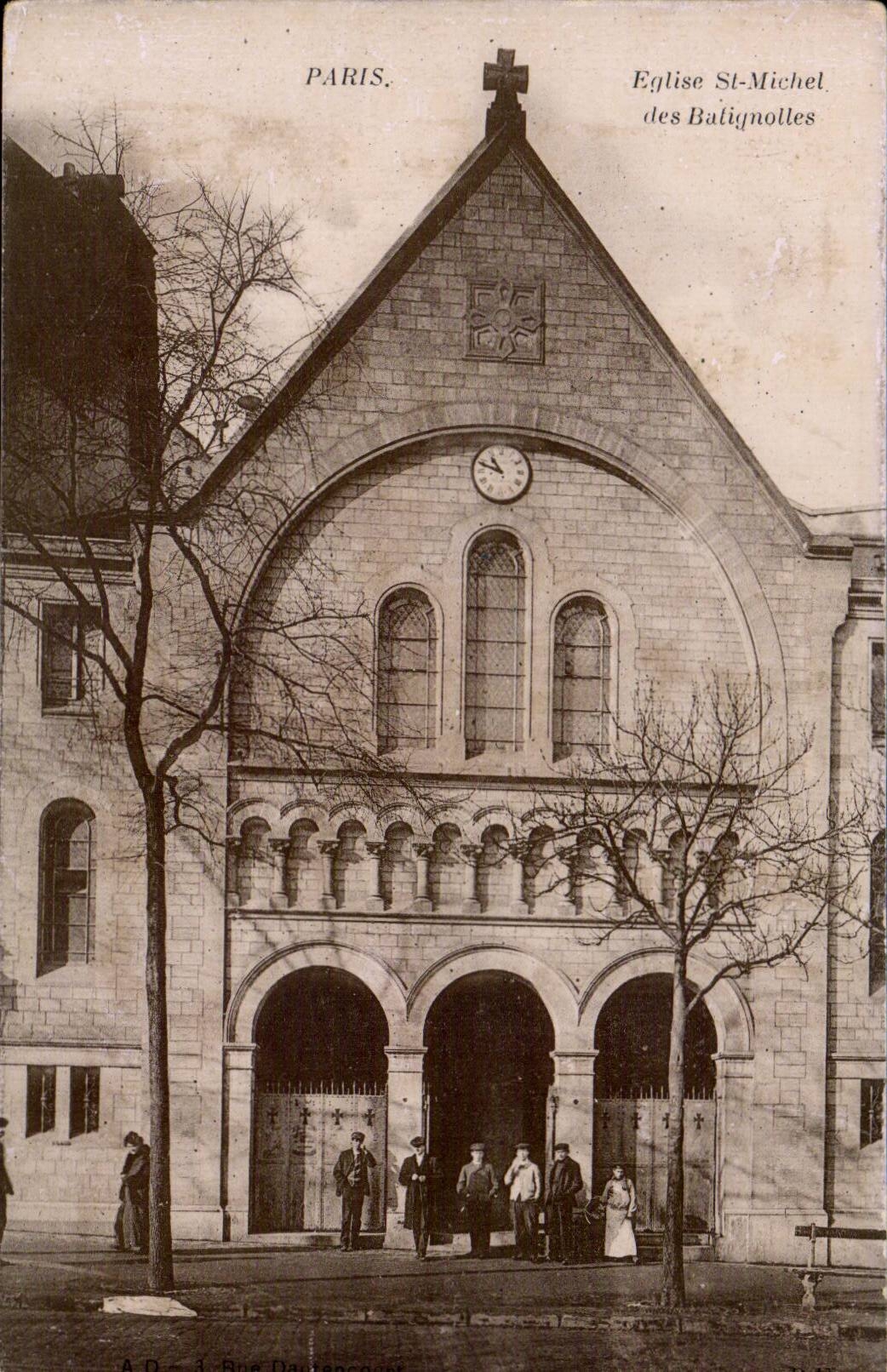 CPA Paris Church St Michel of Batignolles
