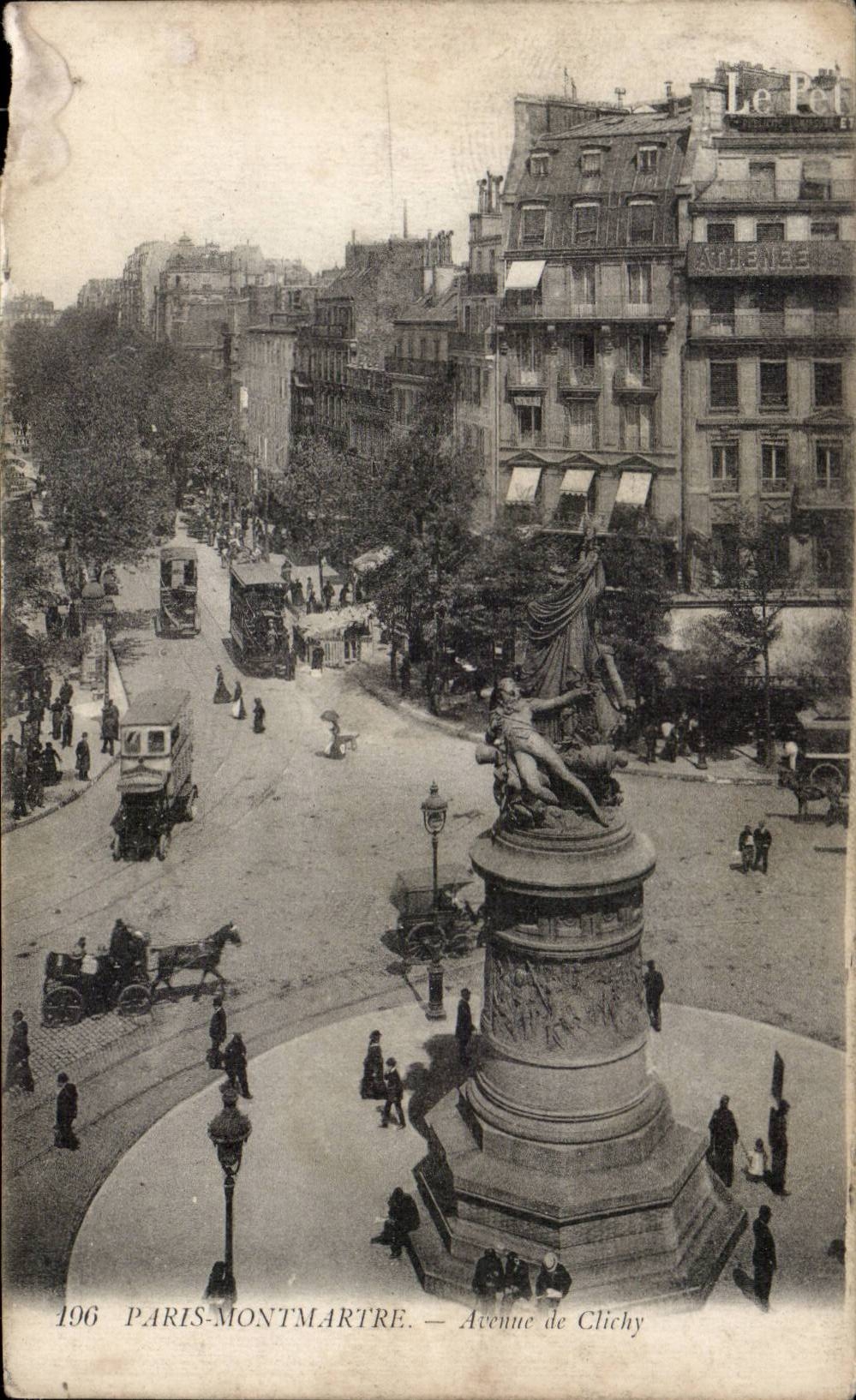 CPA Paris Montmatre Which occurred of Clichy