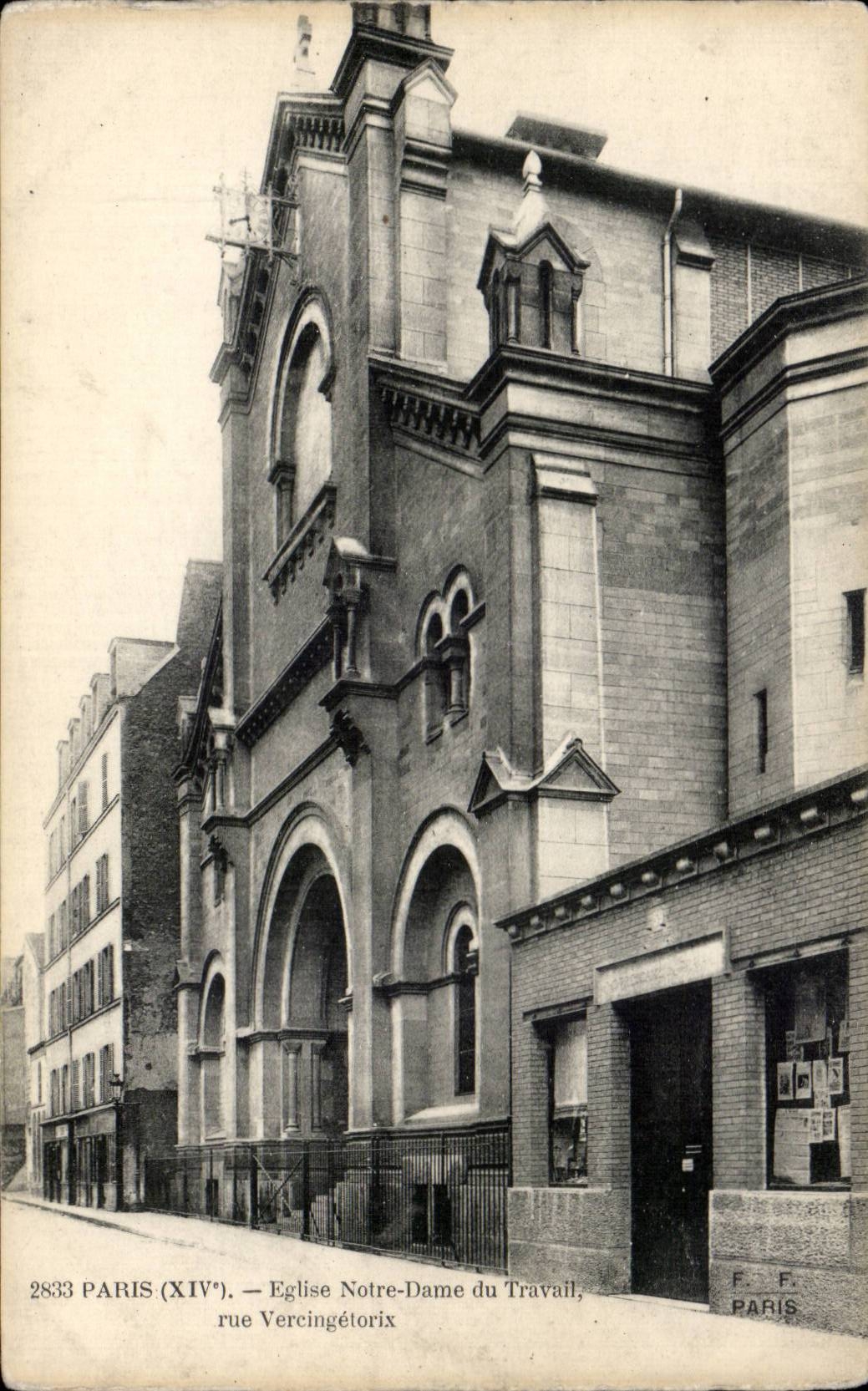 CPA Paris Notre Dame Church of work Street Vercingetorix