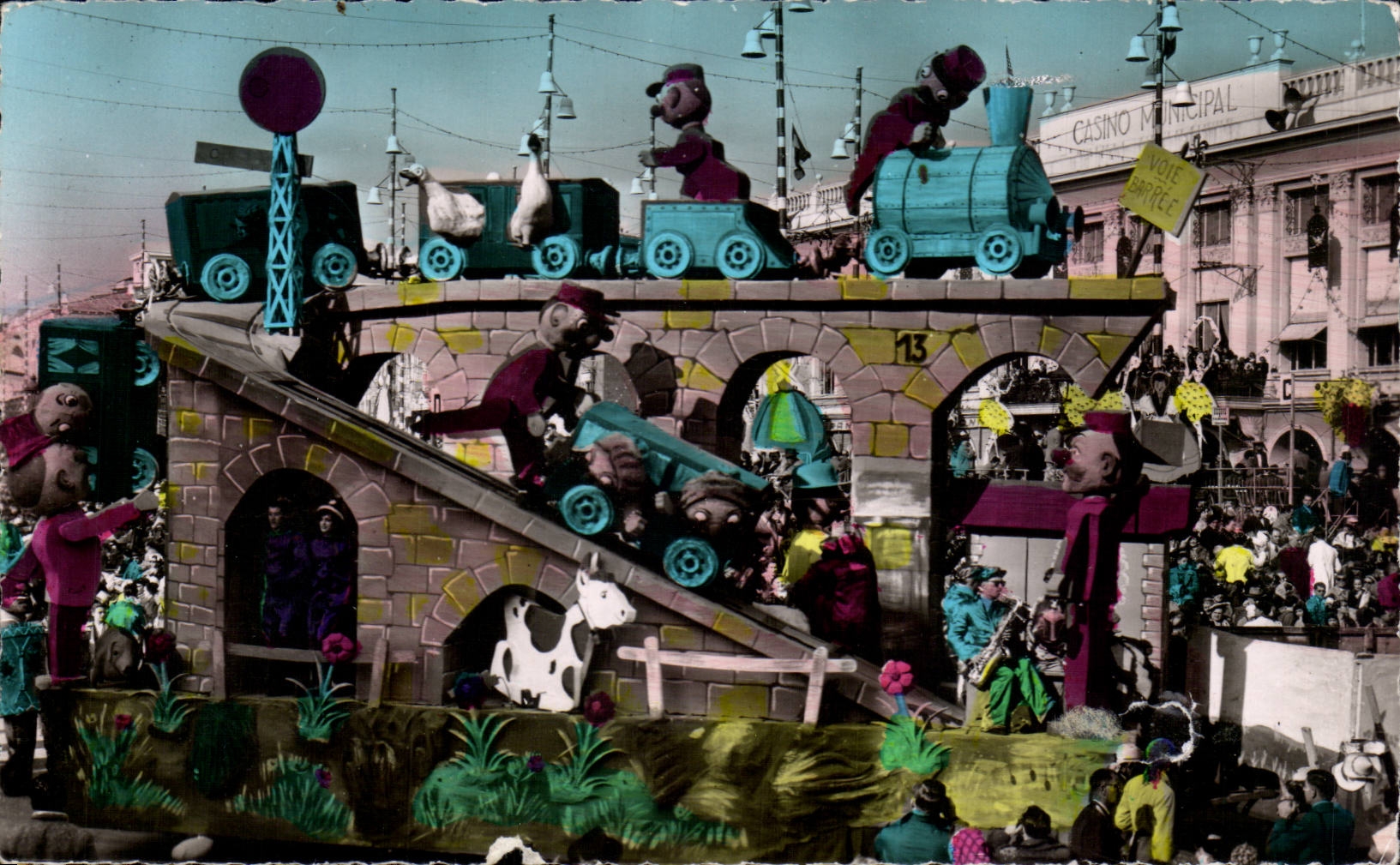 Carnaval de CPSM Niza de la inadvertencia del fabricante de la lAmpara de Bonifassi