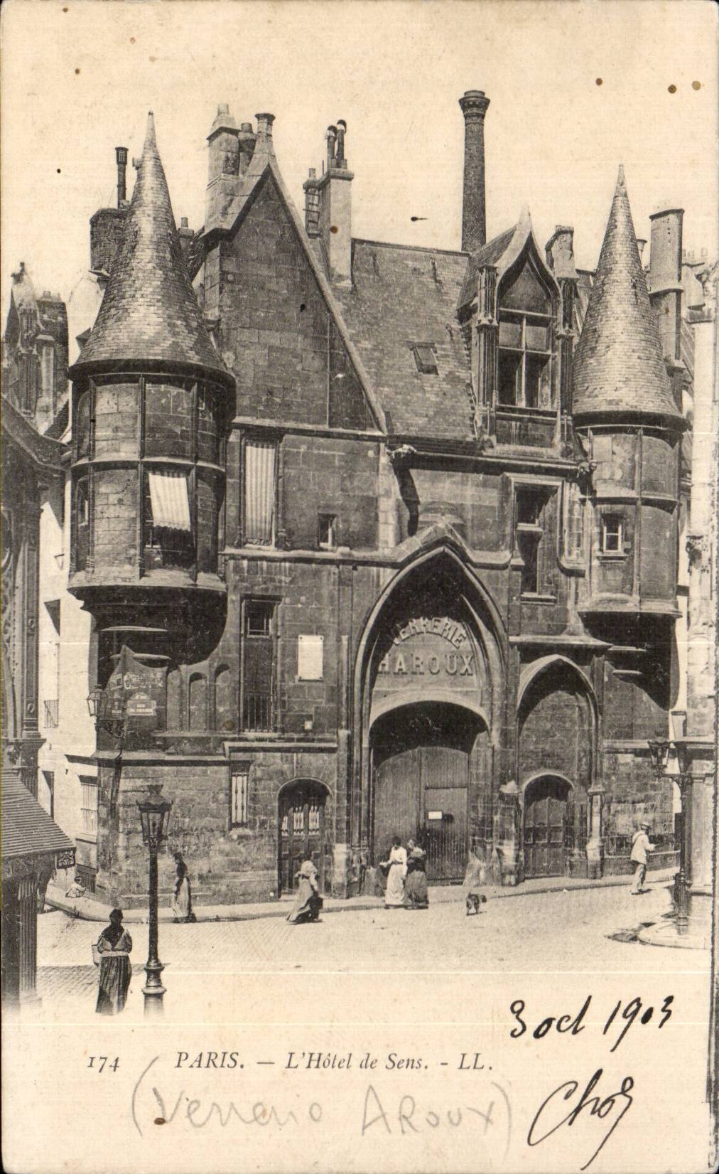 Paris - 4 - Hotel of Sens - CPA