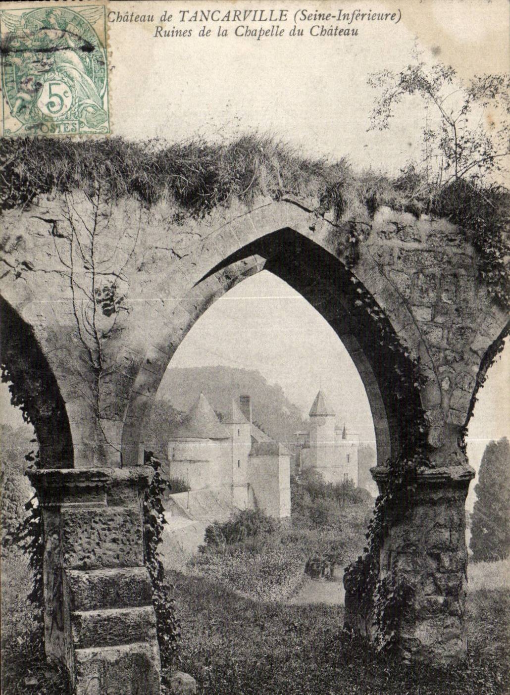 Tancarville - Le Chateau - Ruines de la Chapelle - CPA