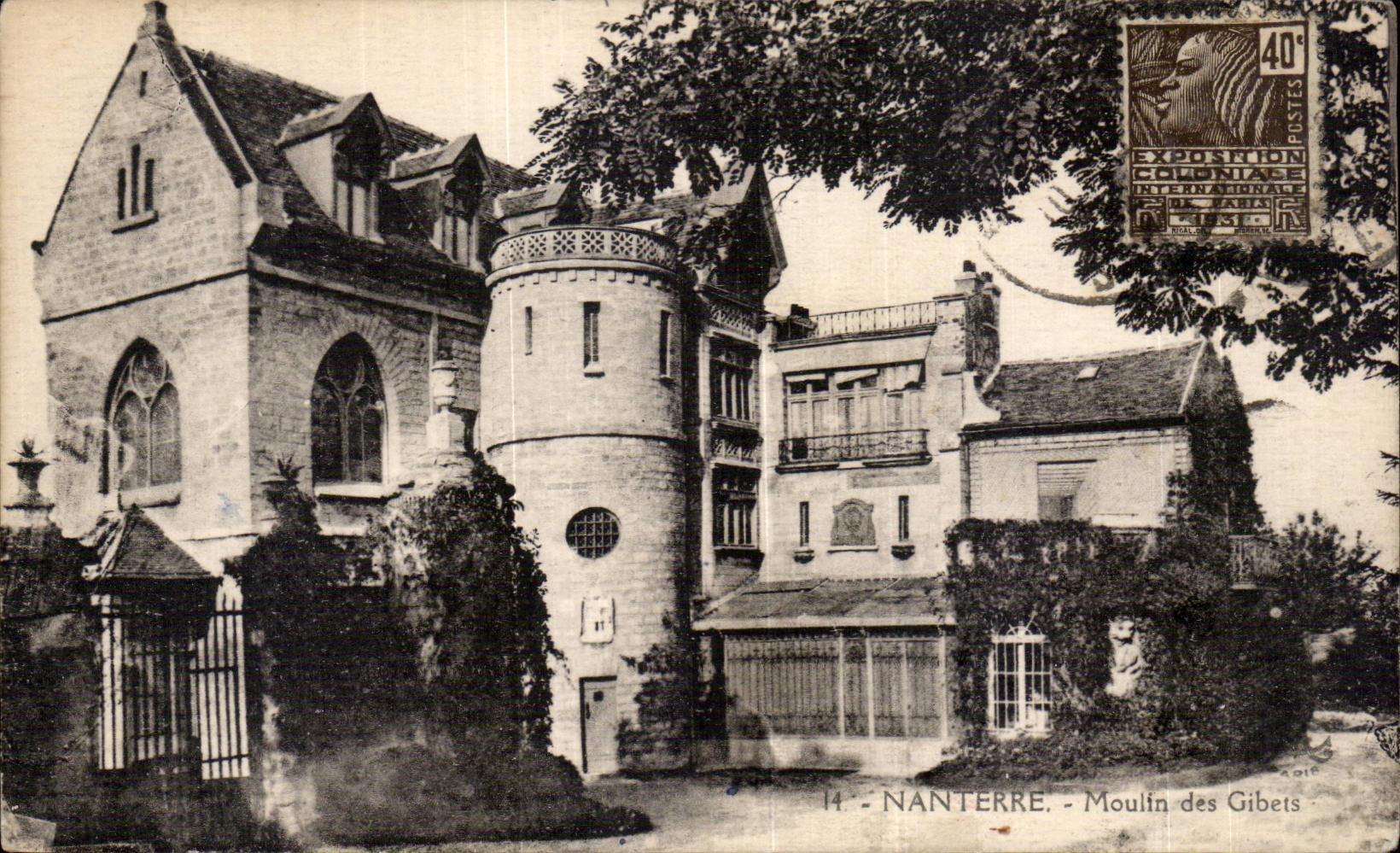 Nanterre - molino de Gibets - CPA