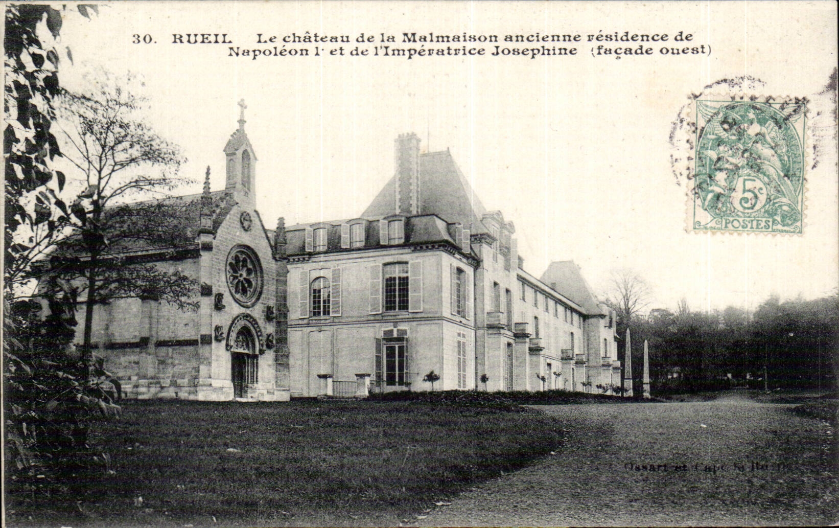 Reuil - Castle of Malmaison - residence of Napoleon I and Josephine - CPA