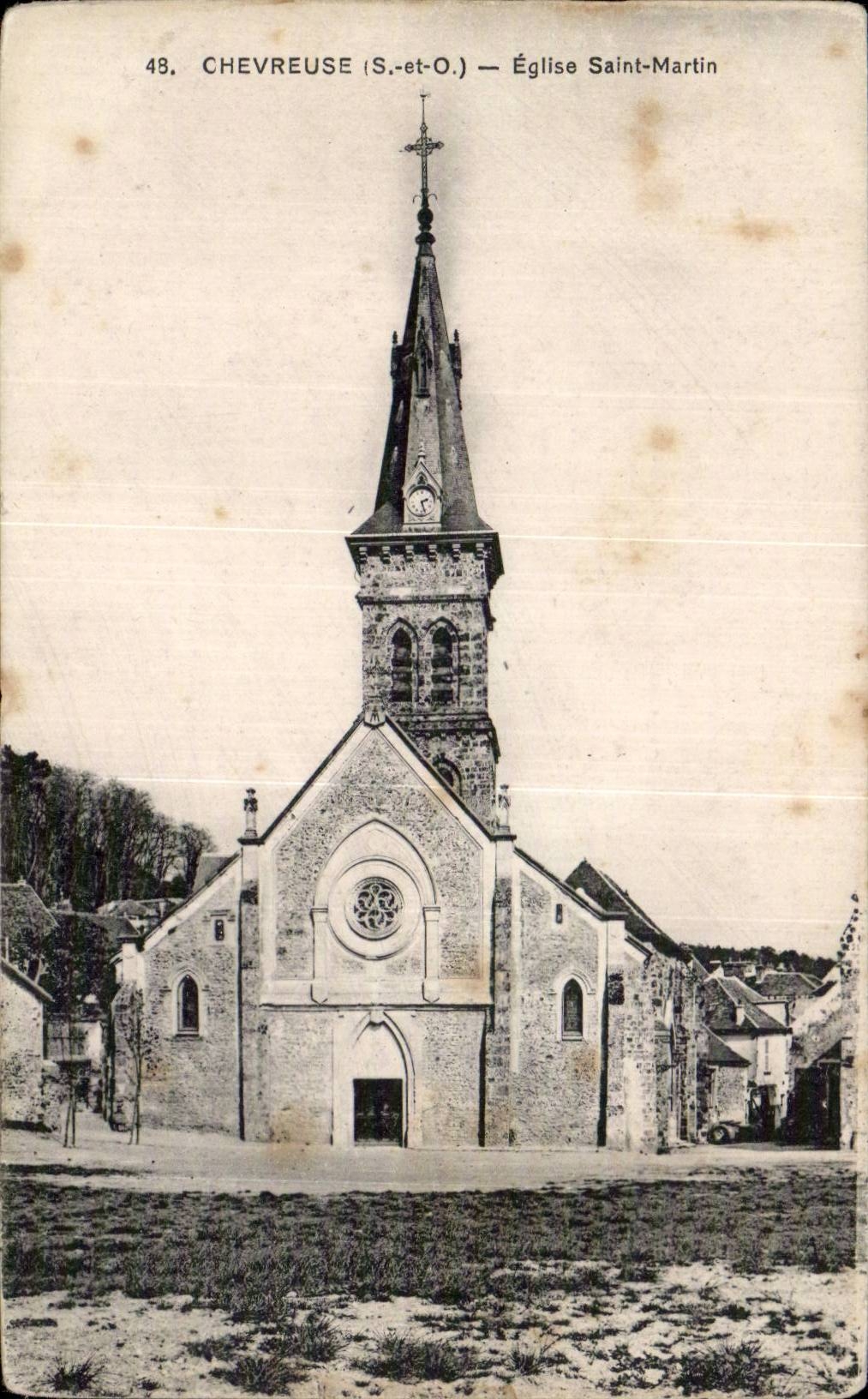 Chevreuse - Church Saint Martin - CPA