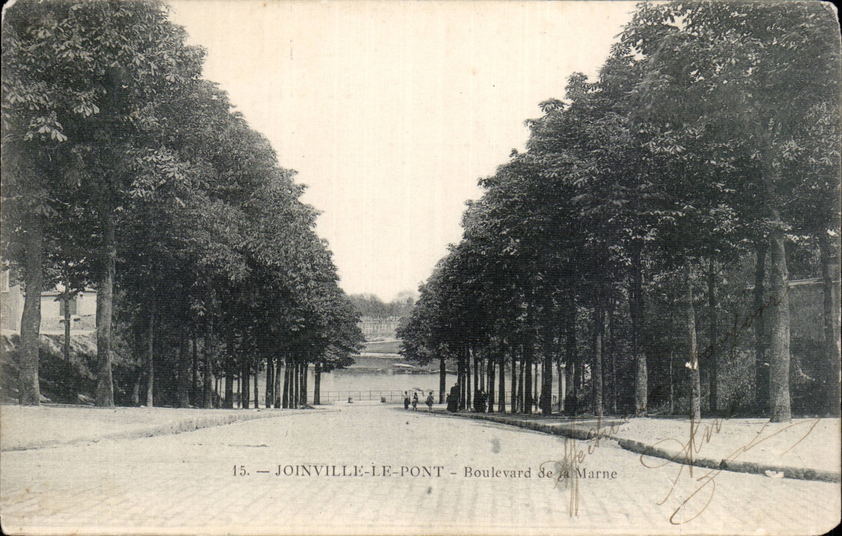 Joinville the Bridge - Boulevard of the Marne - CPA