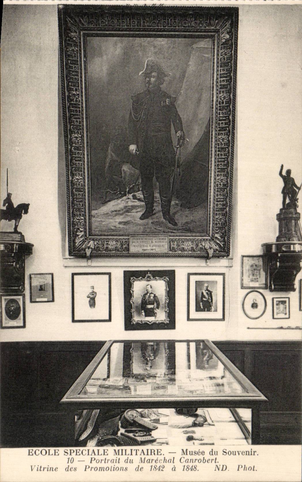 Saint Cyr - Military Special School - Portrait of the Marshal of Canrobert - CPA