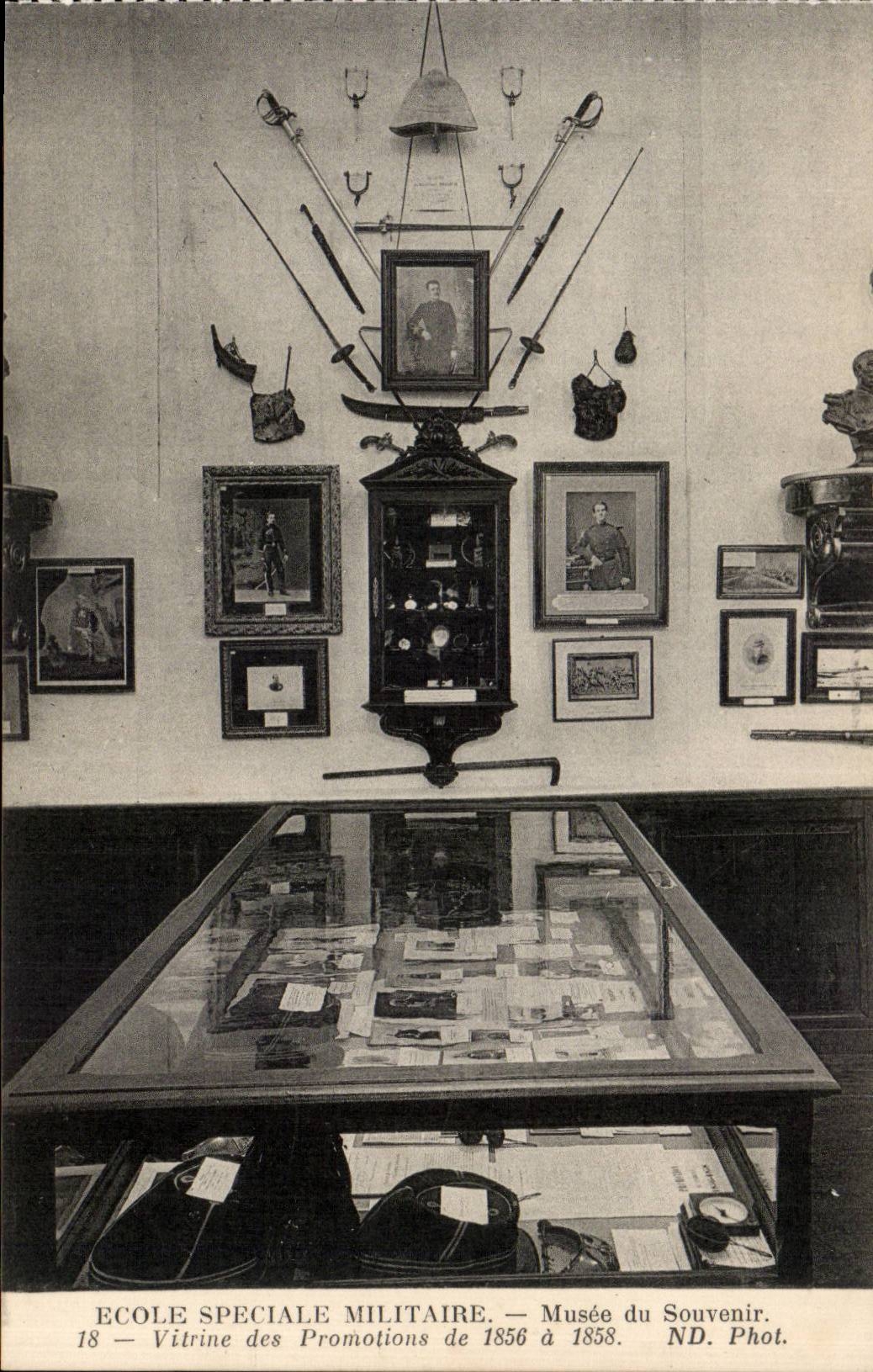 Saint Cyr - Military Special School - Window of Promotions of 1856 - CPA