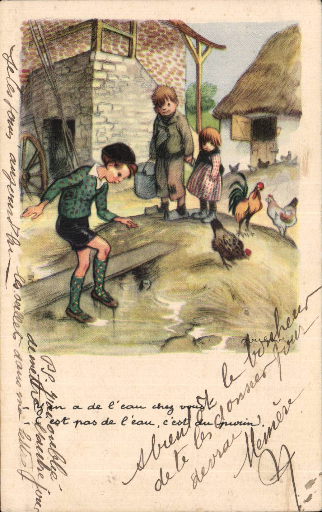 CPA Fantasy Children illustrator