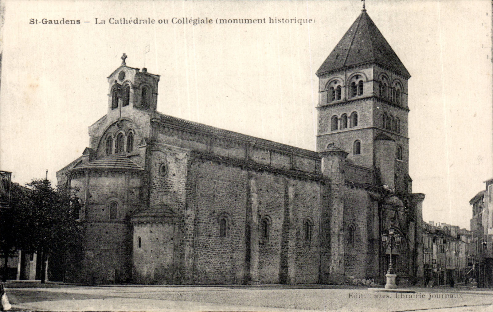 Saint Gaudens - the Cathedral or Collegial - CPA