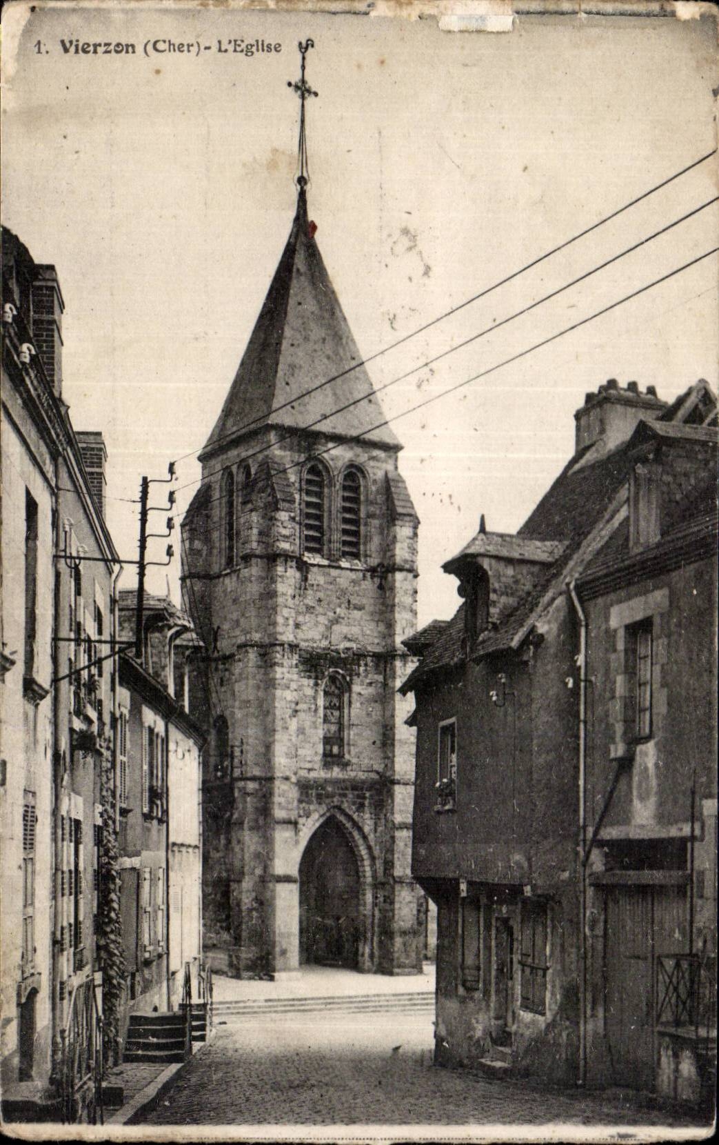 Vierzon - Church - CPA