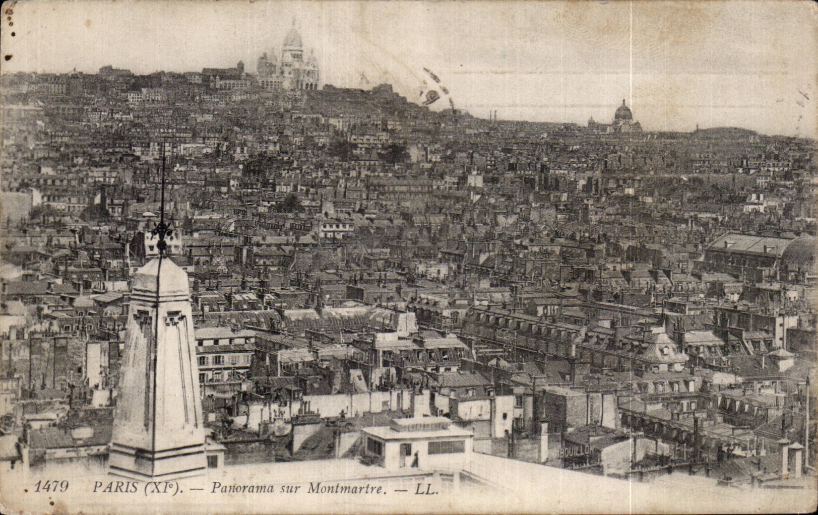 Paris - 11 - Panorama on Montmartre - CPA