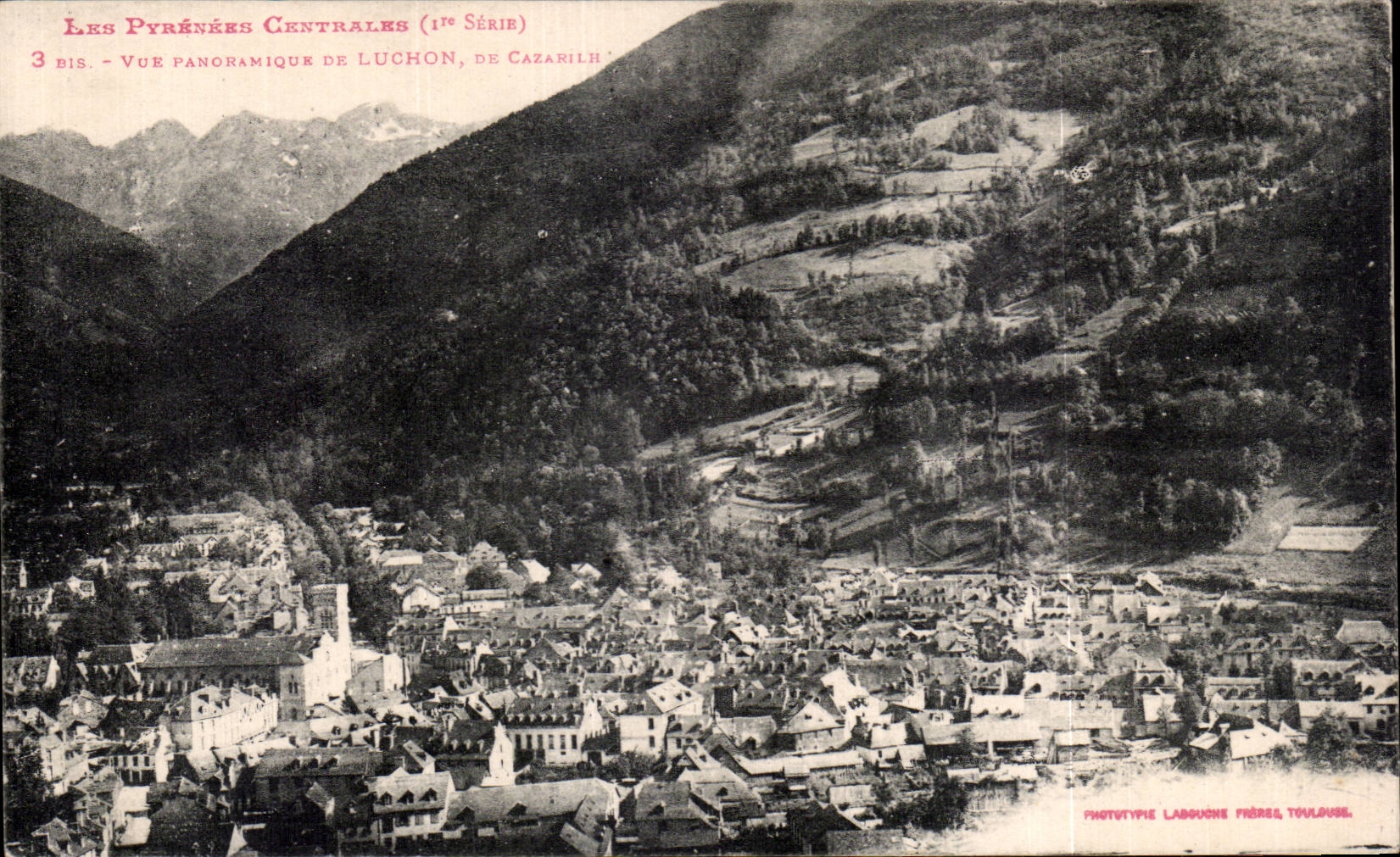 Luchon - Panoramic View - CPA