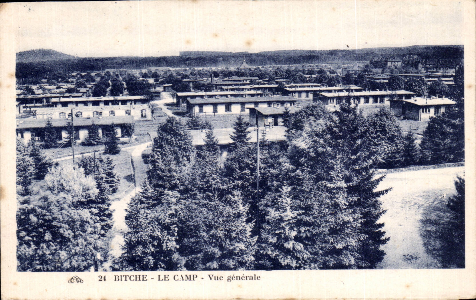 Bitche the Militaria camp - View - CPA