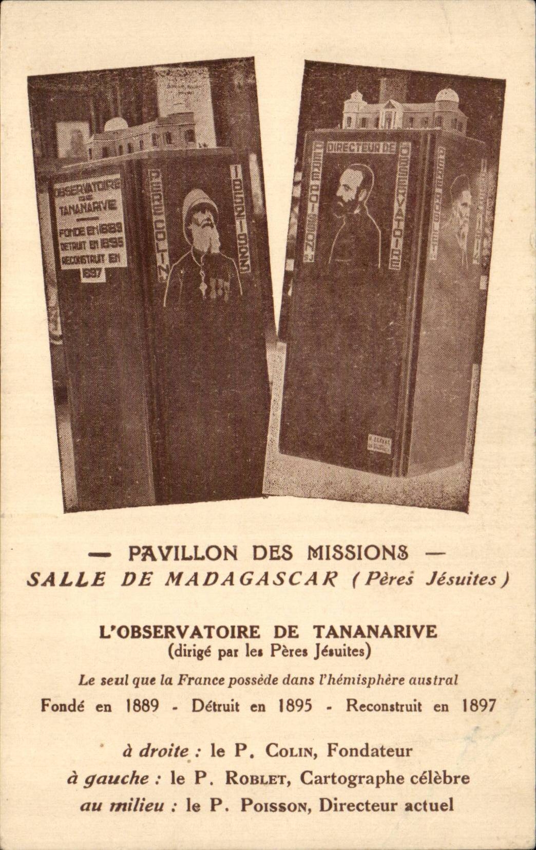 CPA House of the missions Room of Madagascar Observatory of Tananarive