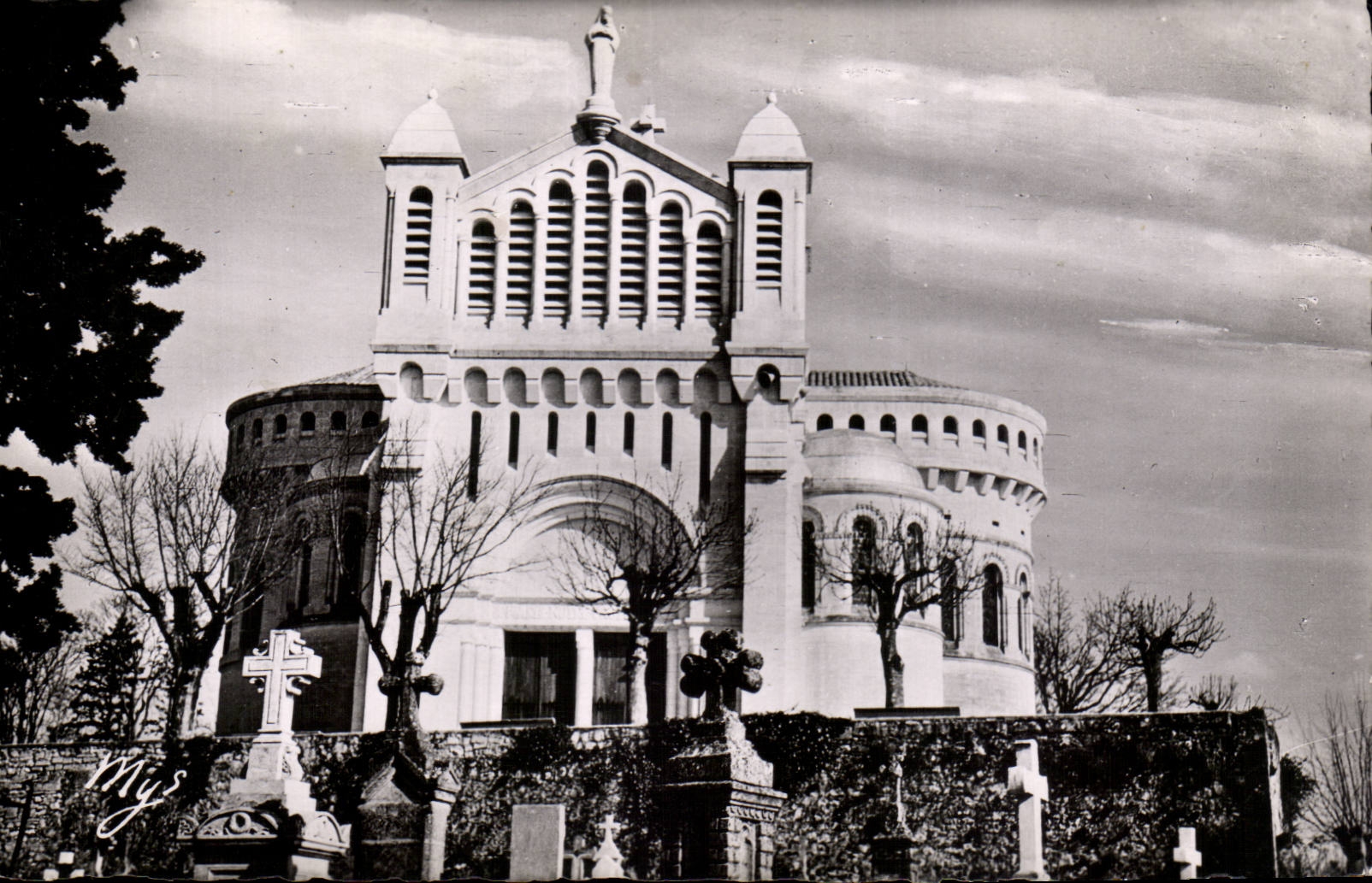 CPSM Saint Sylvestre La basilique de Penne