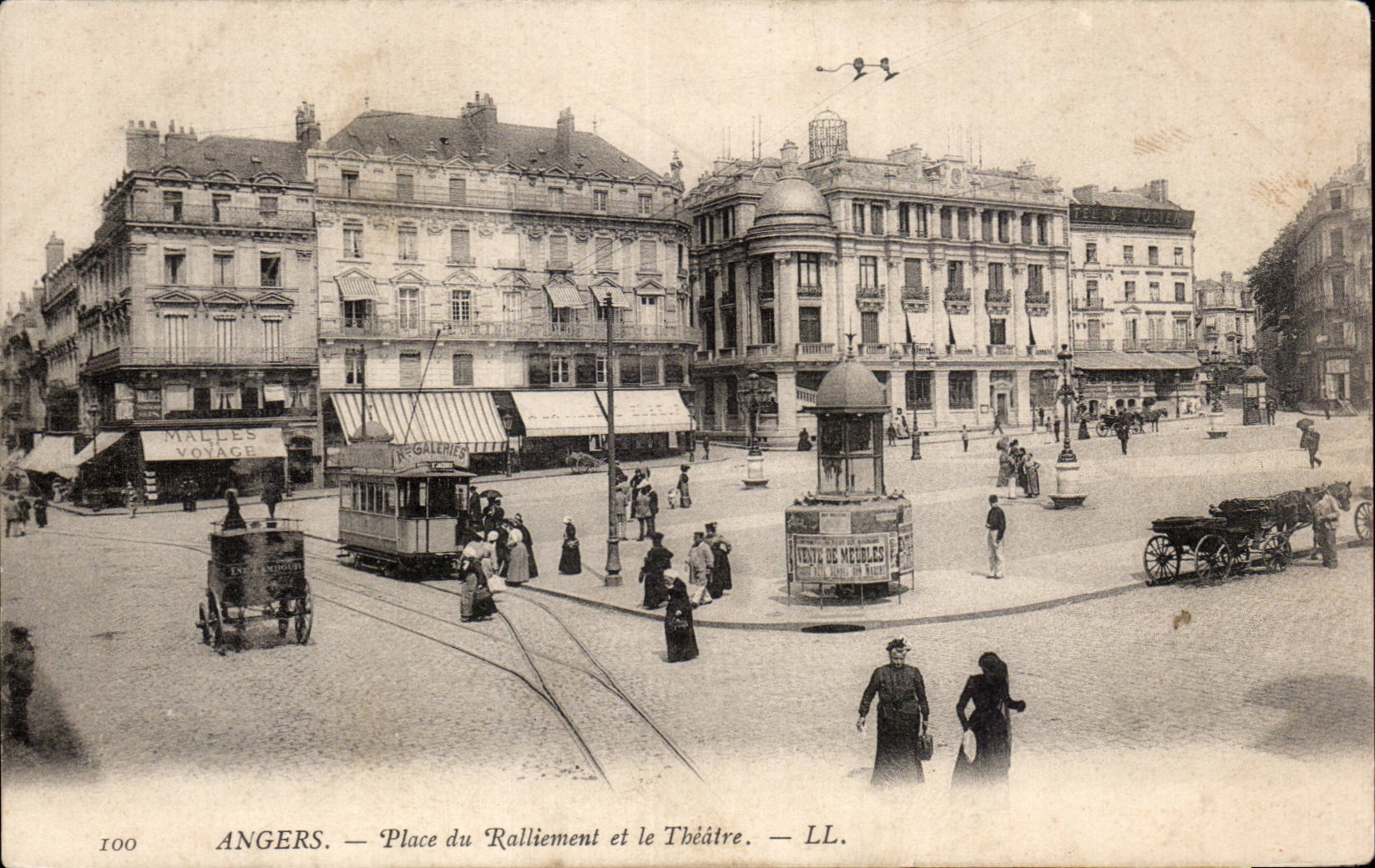 CPA Angers Places rallying and theater