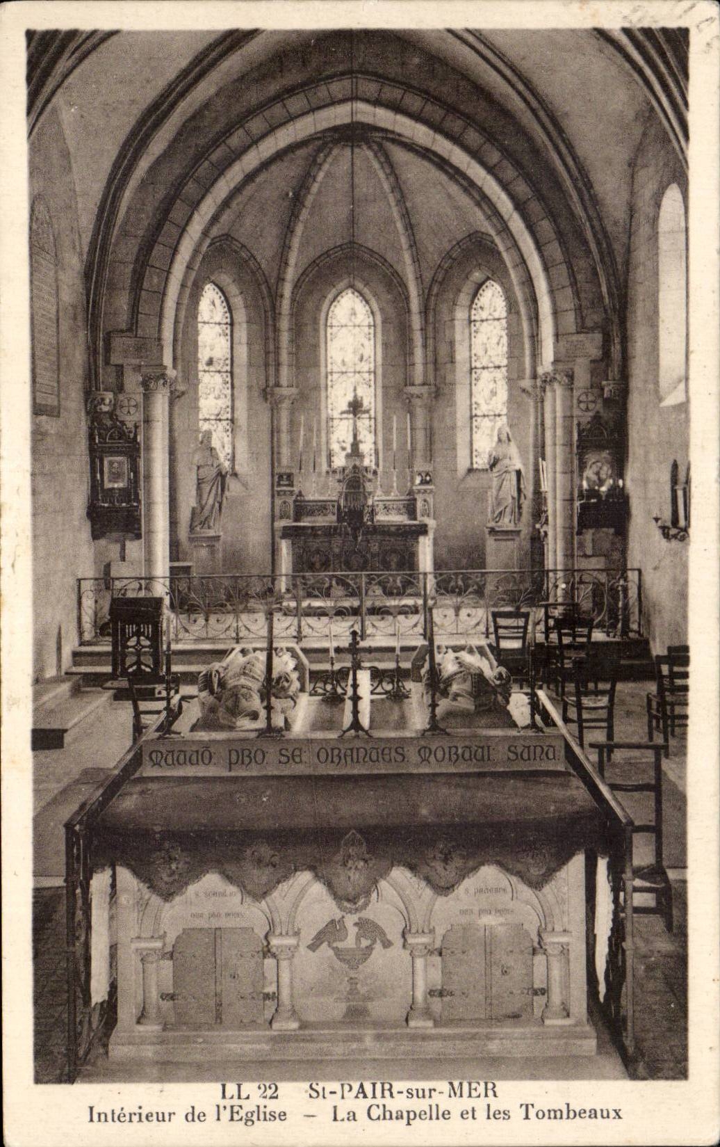 CPA Even St on Inland sea of church the vault and tombs