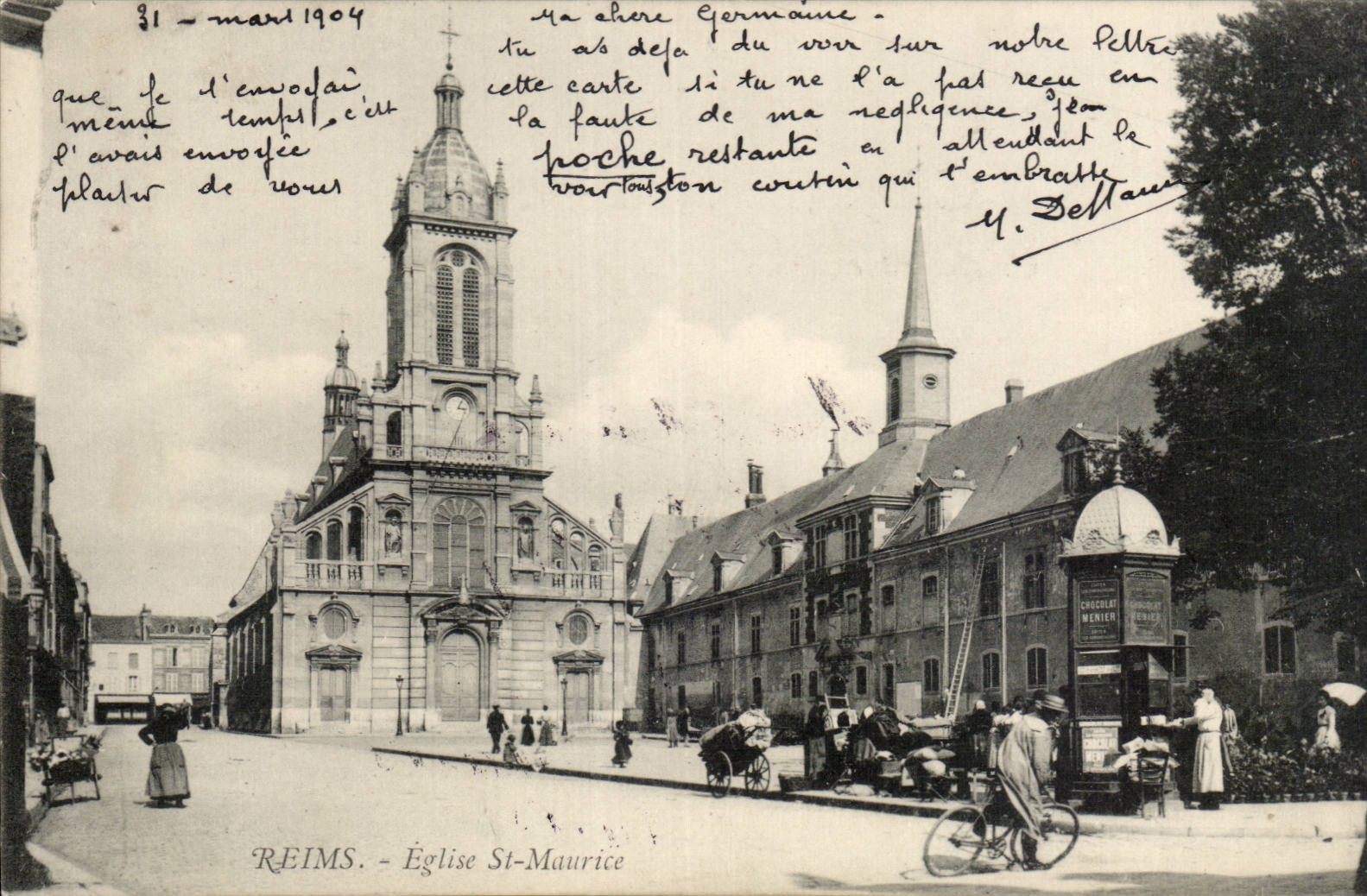 CPA Reims Church St Maurice