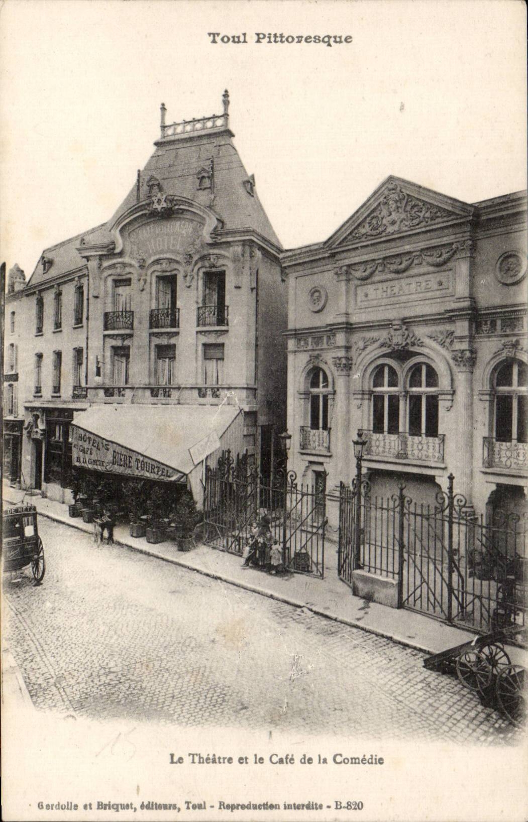 CPA Toul el teatro y el cafe de la comedia