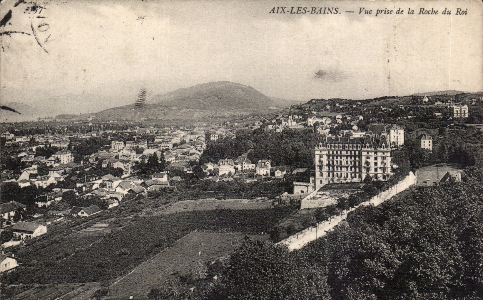 CPA Aix les Bains Seen from of the rock of the King