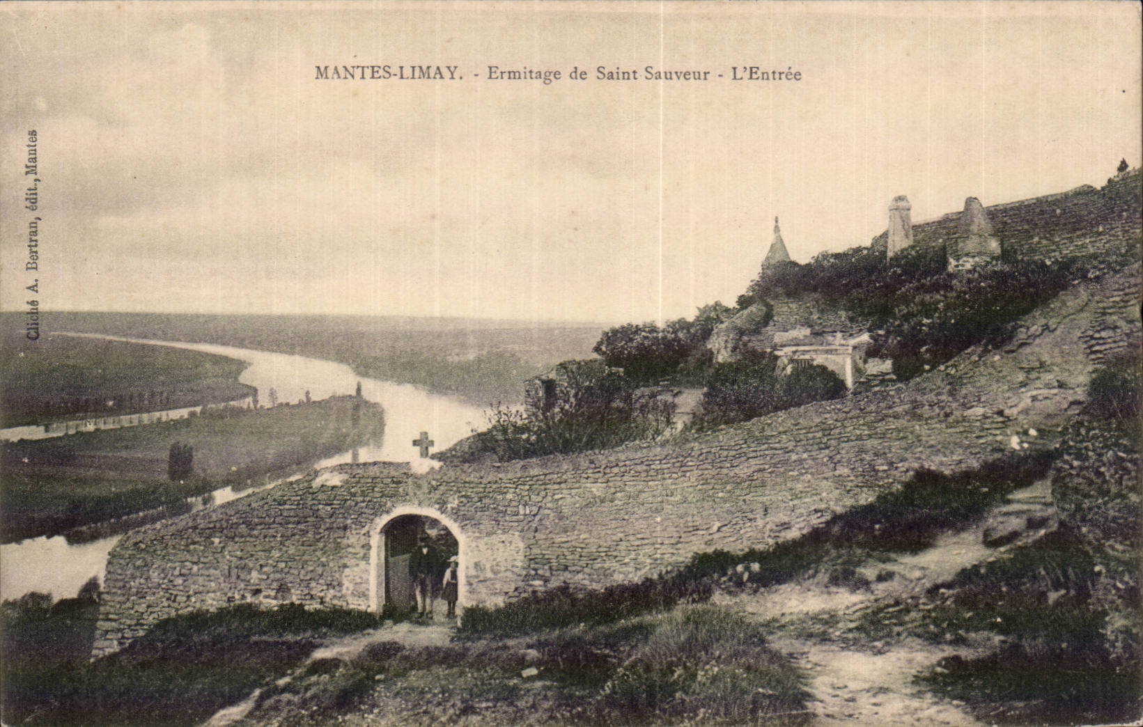 Mantes Limay - Hermitage of Saint Saver - CPA