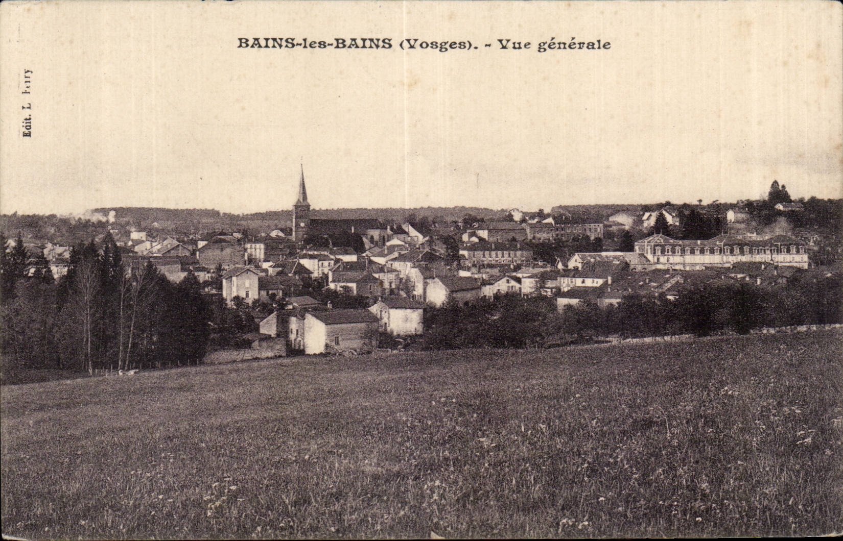 Baths les Bains - View - CPA