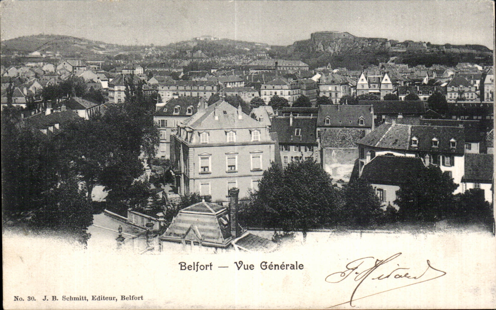 Belfort - Vue Generale - CPA