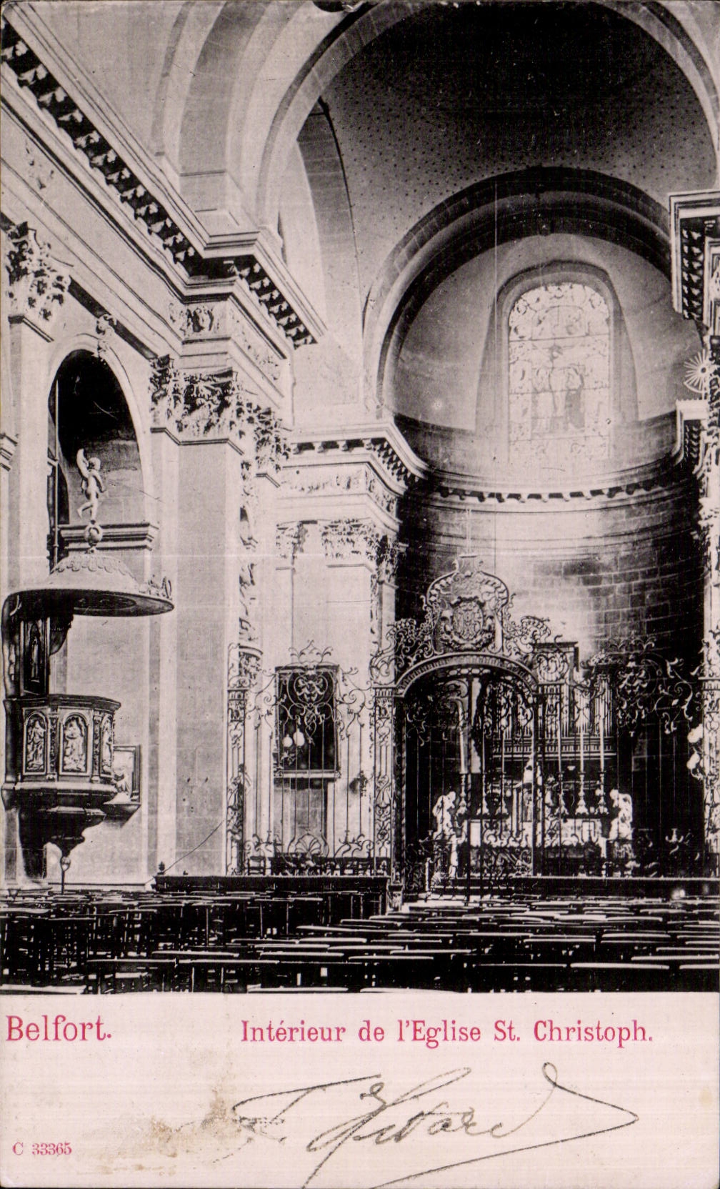 Belfort - Eglise St Christoph - CPA