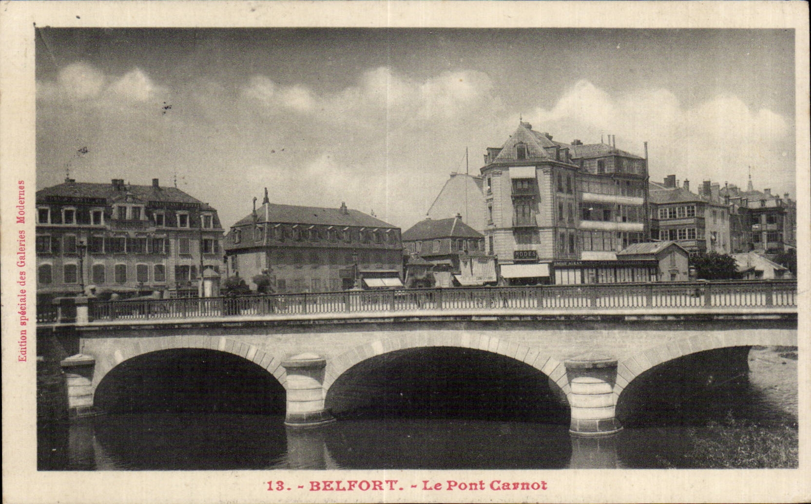 Belfort - the Carnot Bridge - CPA