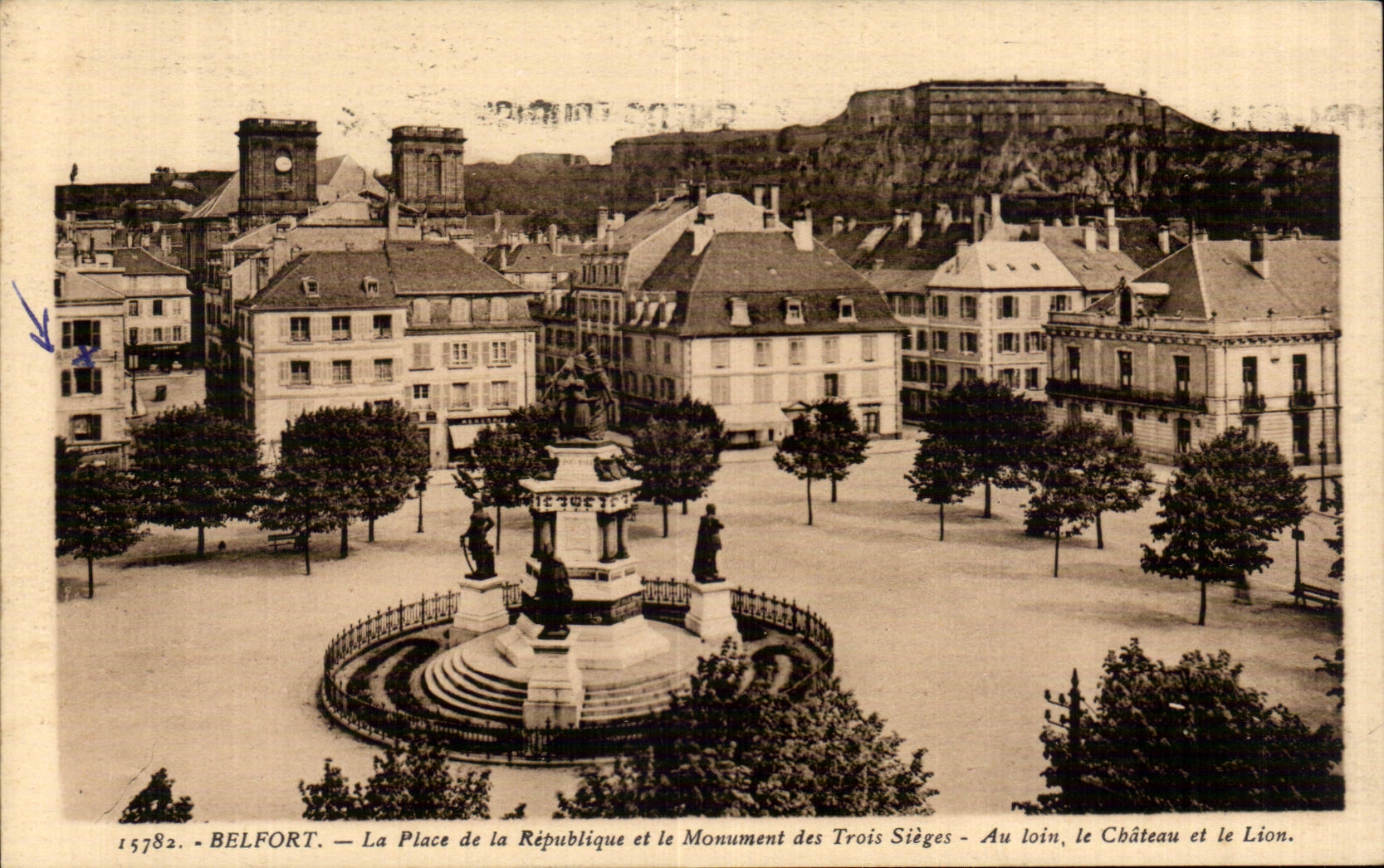 Belfort - the Place of the Republic - CPA