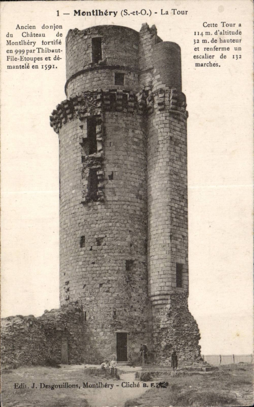 Montlhery - the Tower - CPA