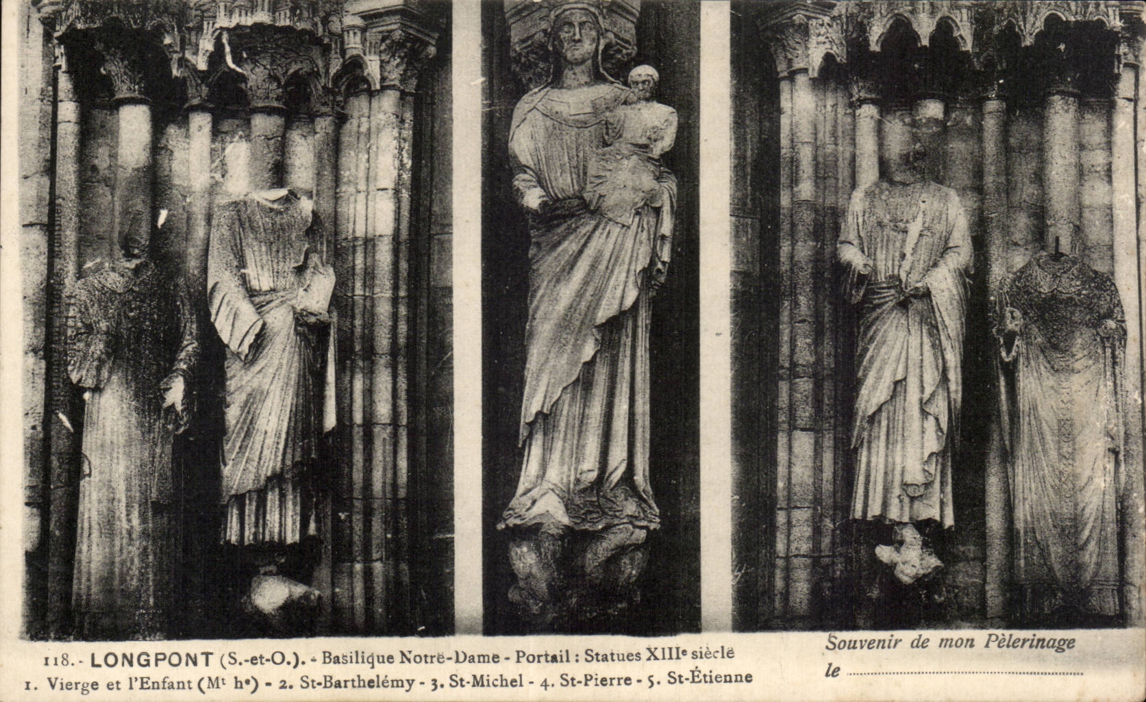 Longpont - Basilique Notre Dame - CPA
