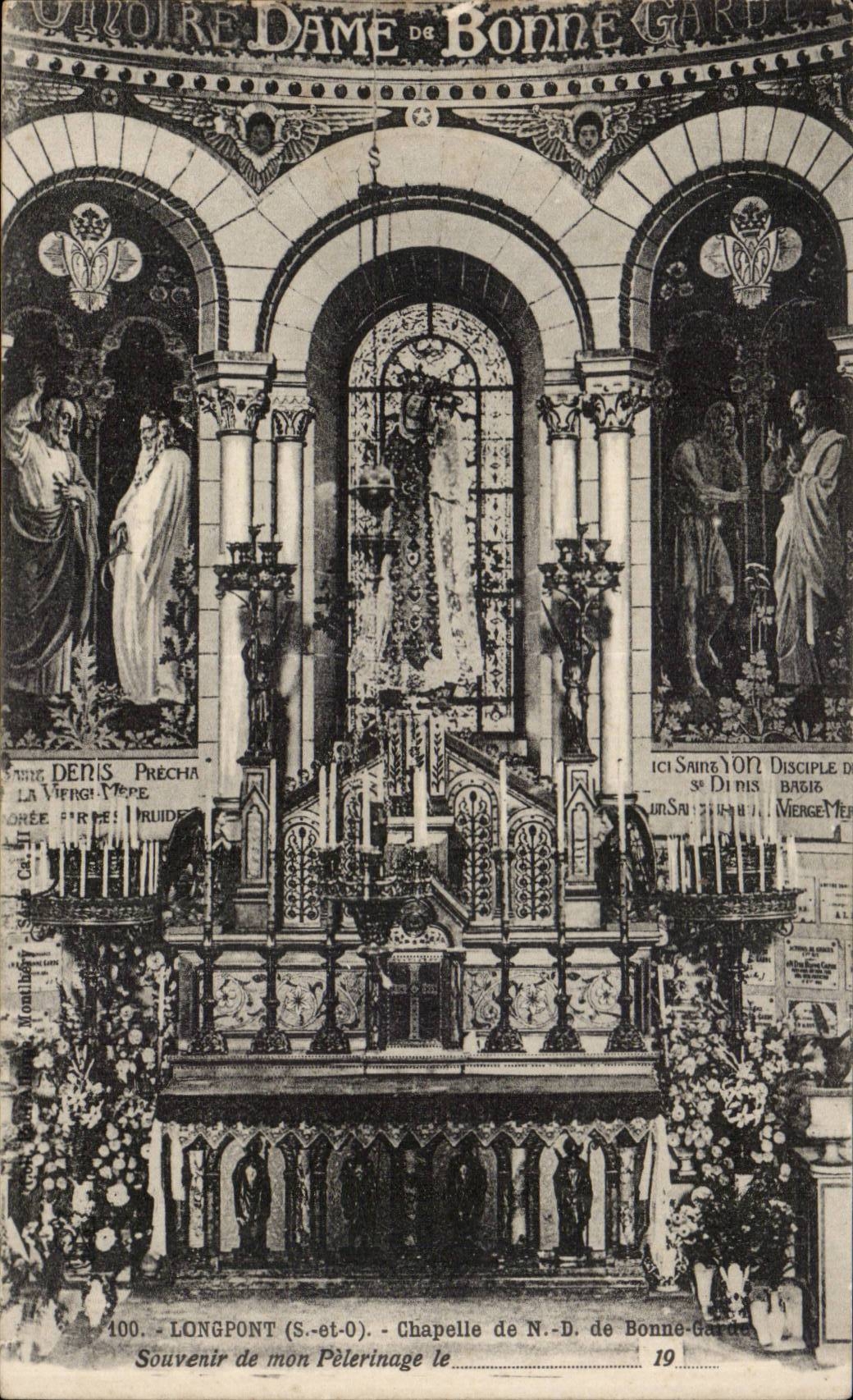 Longpont - Chapelle de Notre Dame de Bonne Garde - CPA