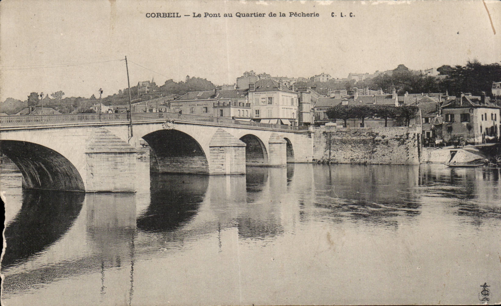 Corbeil - the Bridge with the District of the Fisheries - CPA