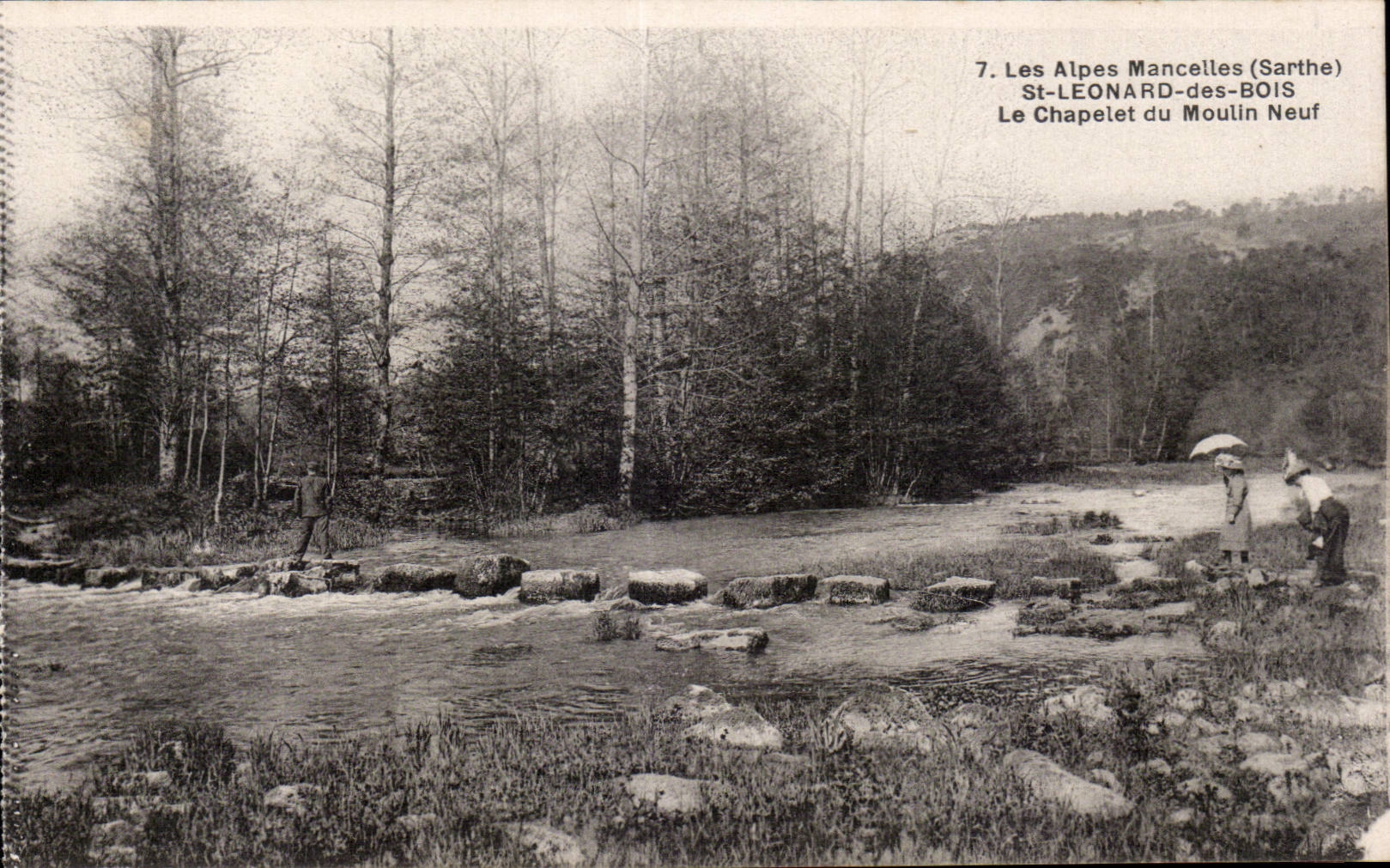 Leonard of Wood - the Chain of the New Mill - CPA