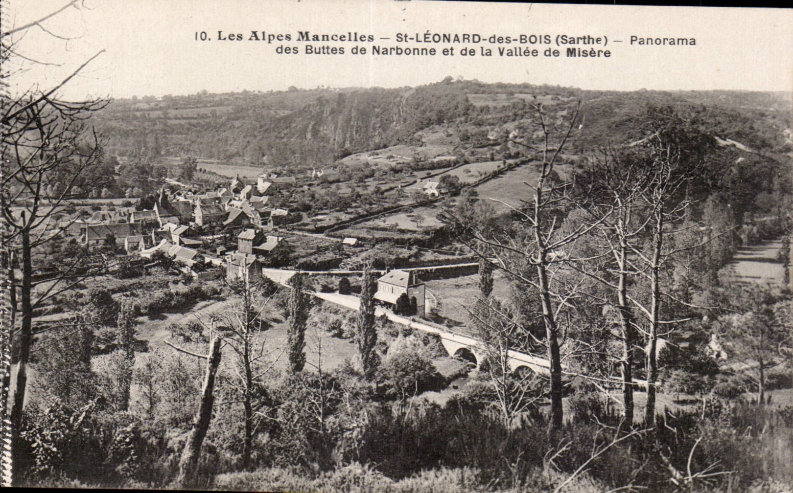 St Leonard des Bois - Panorama - CPA
