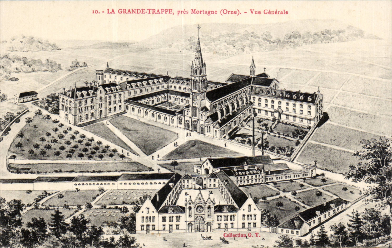 La Grande Trappe - pres Mortagne - Vue Generale - CPA